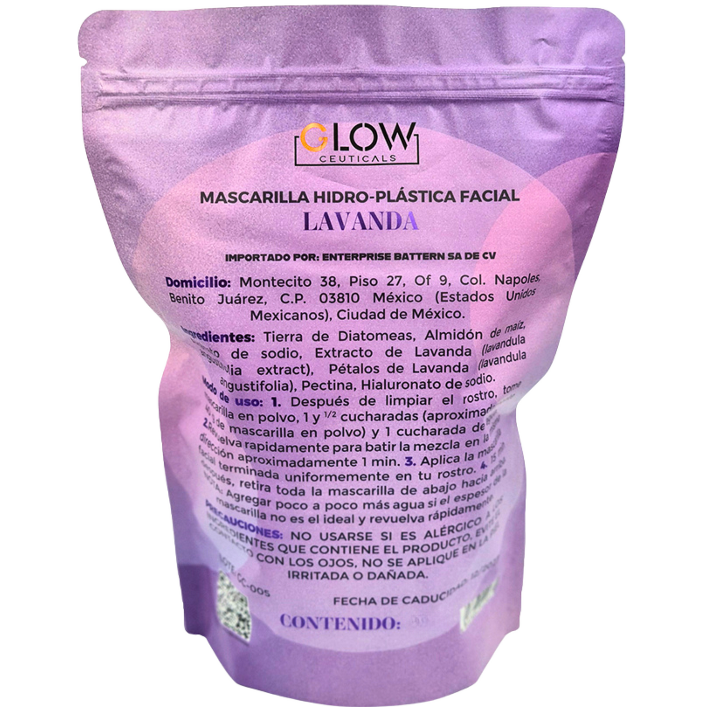 💜 G Mask | Jelly Mask Lavanda Provenzal 500g 🌿 ¡Relaja y rejuvenece tu piel con un toque floral!