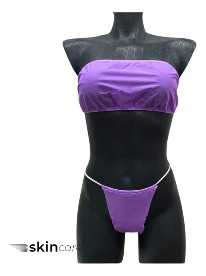 🌟 Línea Spa Deluxe – Top & Tanga Desechables 5 Pares 🧖‍♀️