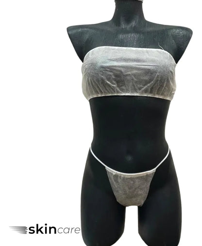 🌟 Línea Spa Deluxe – Top & Tanga Desechables 5 Pares 🧖‍♀️