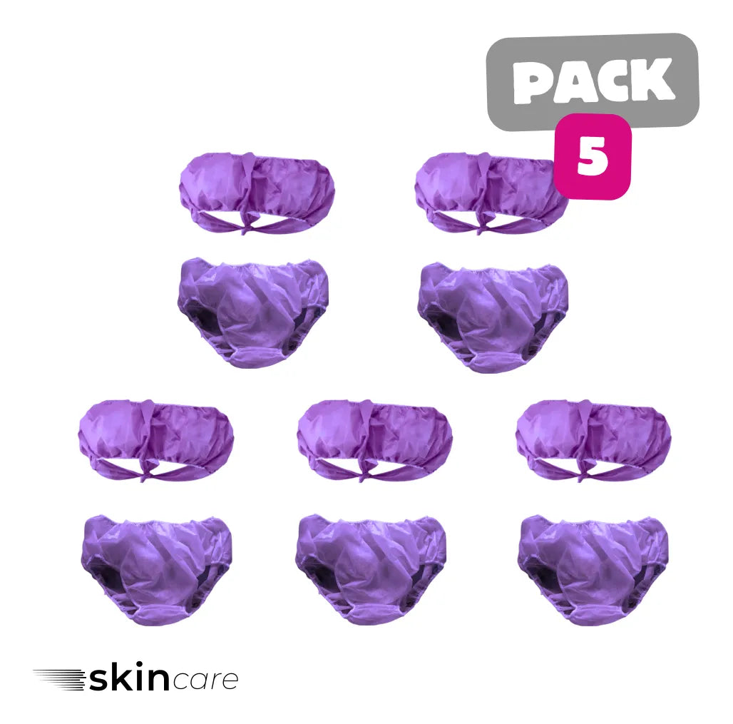 🌟 Pack Perfecto 5 Pares Spa Top & Calzón Desechables  🧖‍♀️