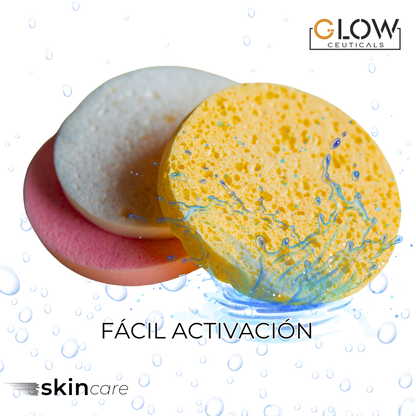 🧽 Esponjas Faciales Comprimidas de Celulosa – 48 Unidades 🧽