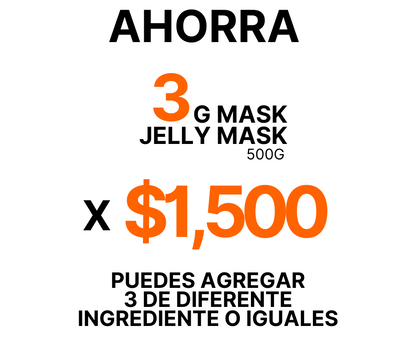 G Mask | Jelly Mask Ácido Hialurónico 500g