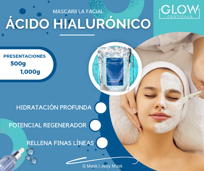 Mascarilla facial Ácido Hialurónico