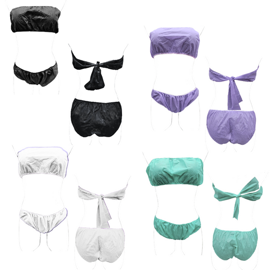 🌟 Pack Perfecto 5 Pares Spa Top & Calzón Desechables  🧖‍♀️