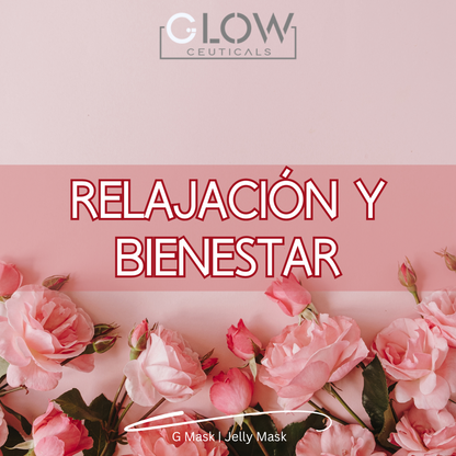 Relajación y bienestar mascarilla facial Rosa Búlgara 